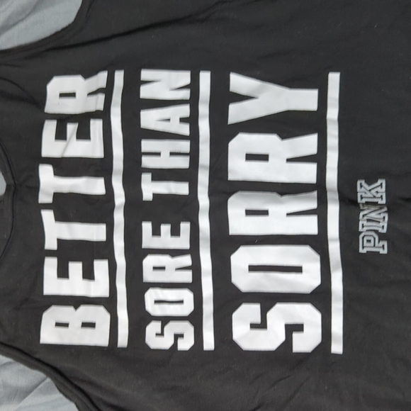 PINK Racerback tee - Picture 3 of 3